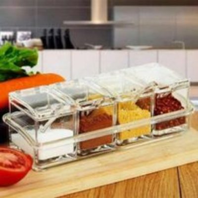 طقم توابل اكليرك كريستال